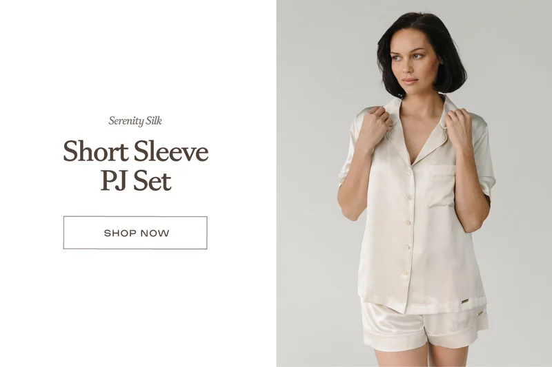 Serenity Silk Short Sleeve PJ Set