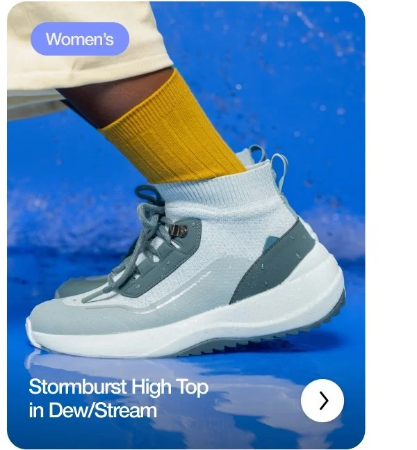 Stormburst High Top in Dew/Stream (Women's).