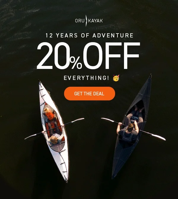 IT'S OUR BIRTHDAY! We're celebrating 12 years of adventure with 20% OFF IT'S OUR BIRTHDAY! We're celebrating 12 years of adventure with 20% OFF