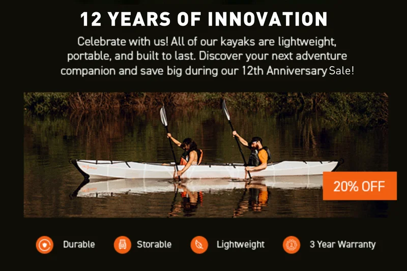 IT'S OUR BIRTHDAY! We're celebrating 12 years of adventure with 20% OFF IT'S OUR BIRTHDAY! We're celebrating 12 years of adventure with 20% OFF