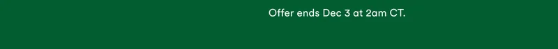Offer ends October 19 at 11:59pm CT