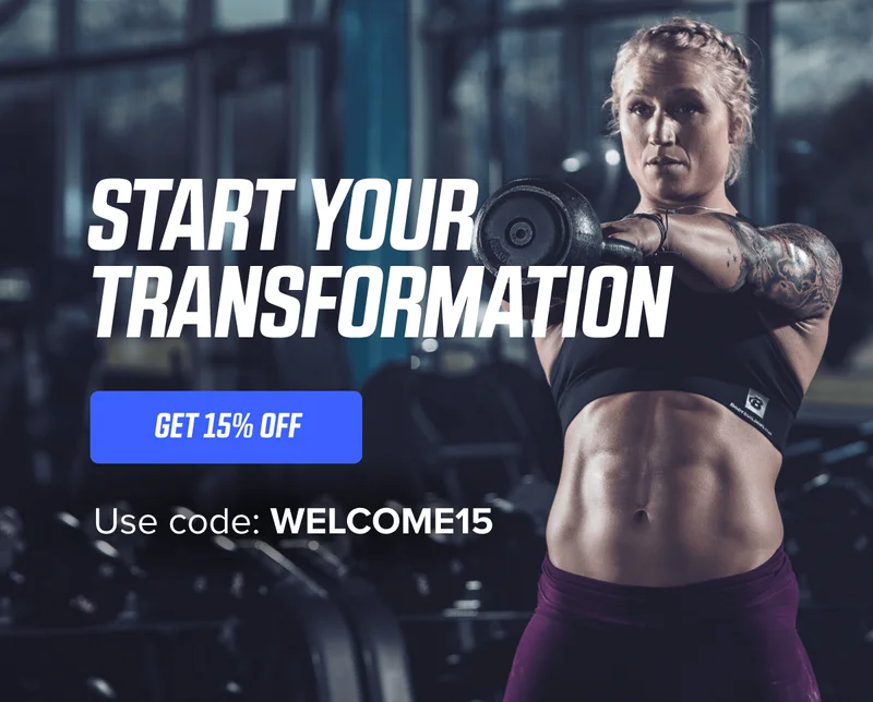Start your transformation. Use code WELCOME15. Get 15% off.