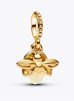 Glow-in-the-dark Firefly Dangle Charm