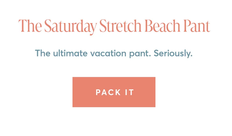 Saturday Beach Pant