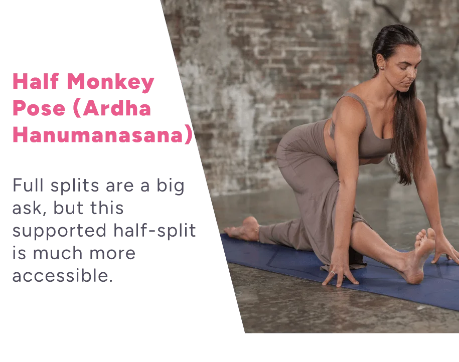 Half Monkey Pose