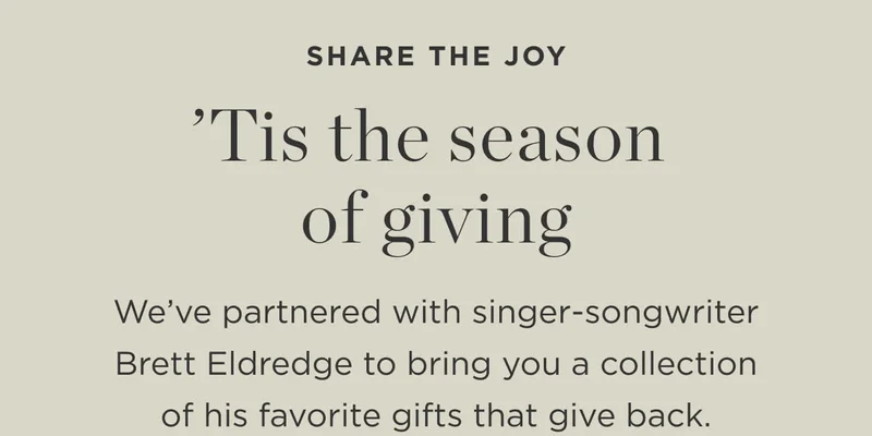 Tis the Season of Giving