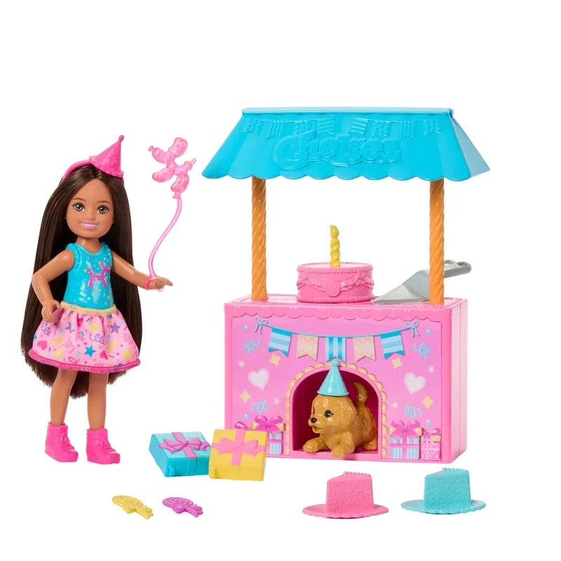 Image of Barbie Club Chelsea Birthday Surprise Playset