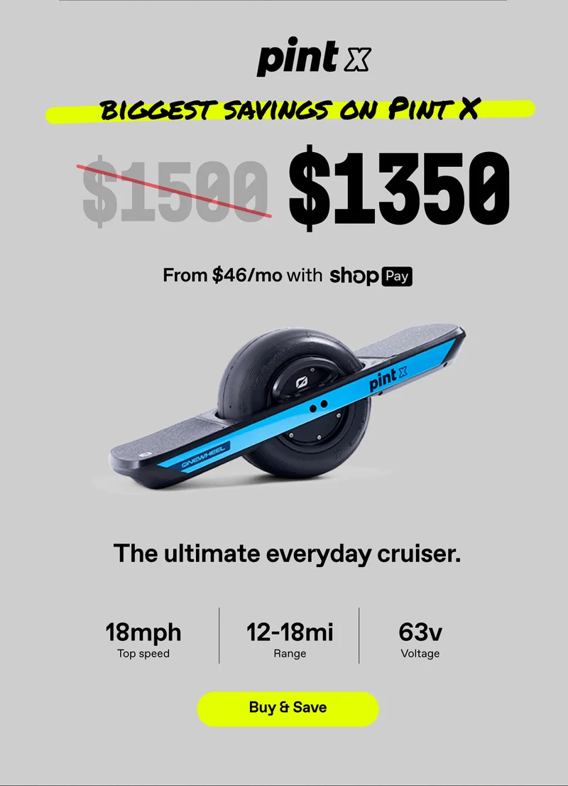 Onewheel Pint X Black Friday