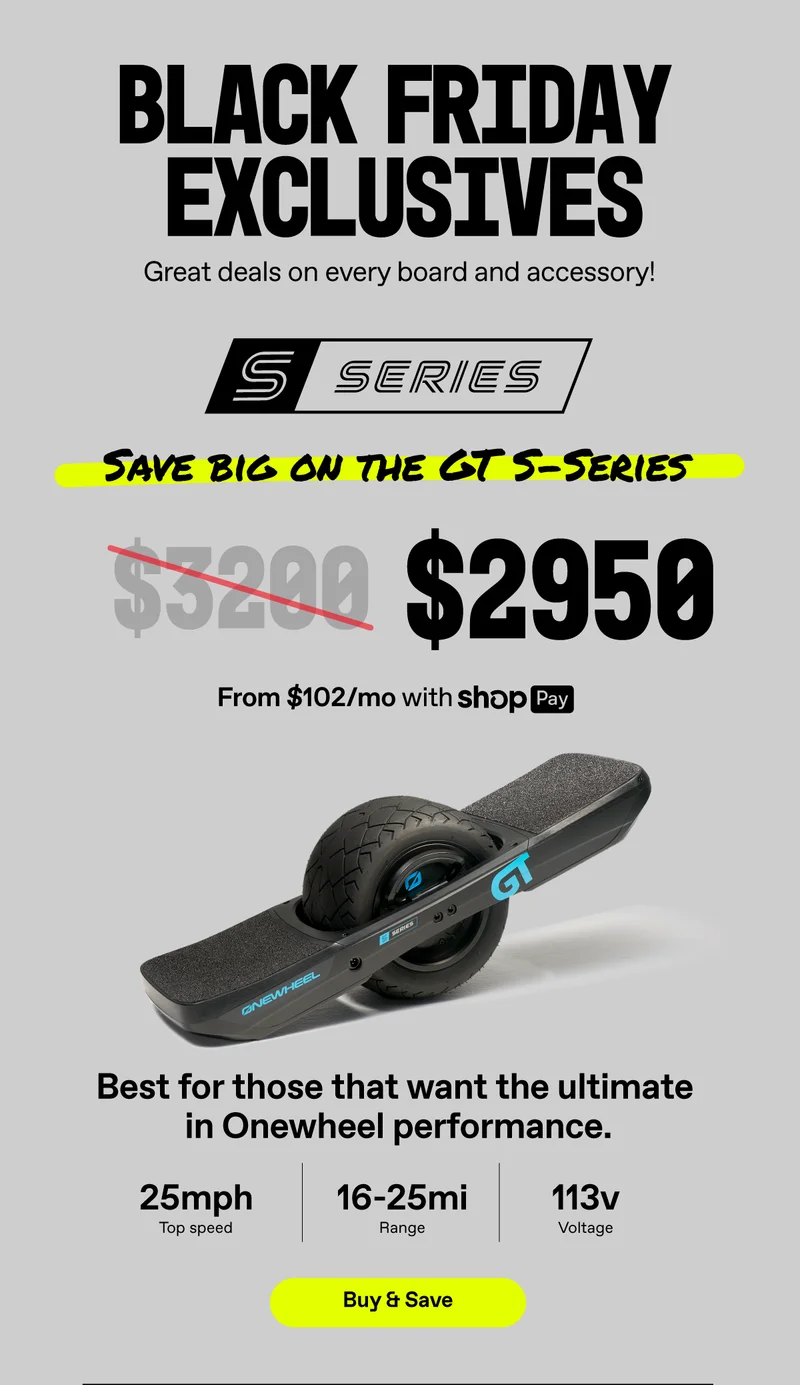 Onewheel GT S-Series