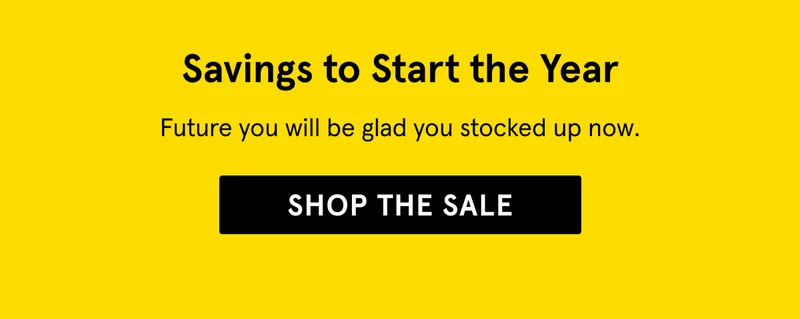Savings to Start the Year. Shop the Sale.
