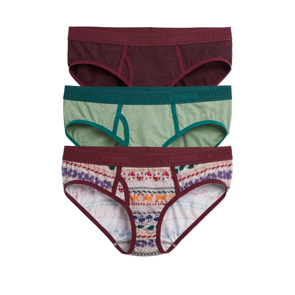 Image of Iconic Briefs 3-Pack - Furry Fairisle
