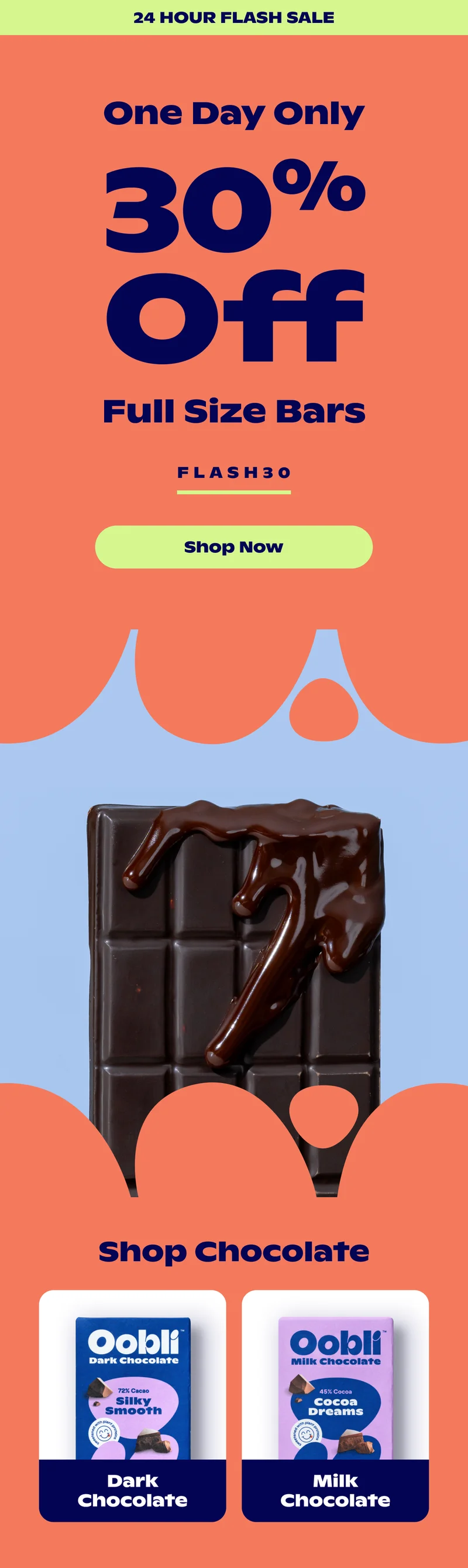 30% off full sized bars