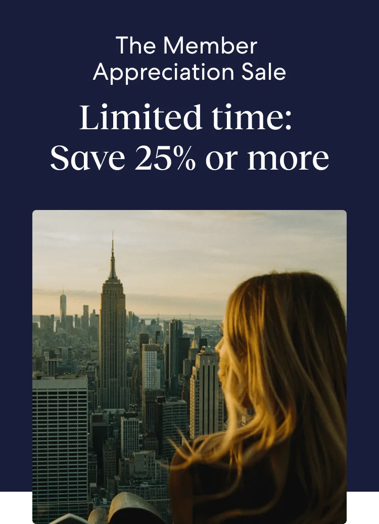 Unlock savings of 25% or more: Book by October 20