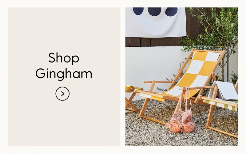 Shop Sling Chairs with Gingham