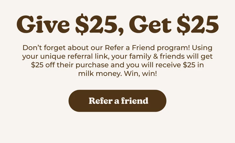 Refer a friend program: Give $25, Get $25