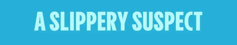 A SLIPPERY SUSPECT