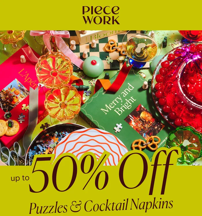 Piecework: Up to 50% Off Puzzles & Cocktail Napkins