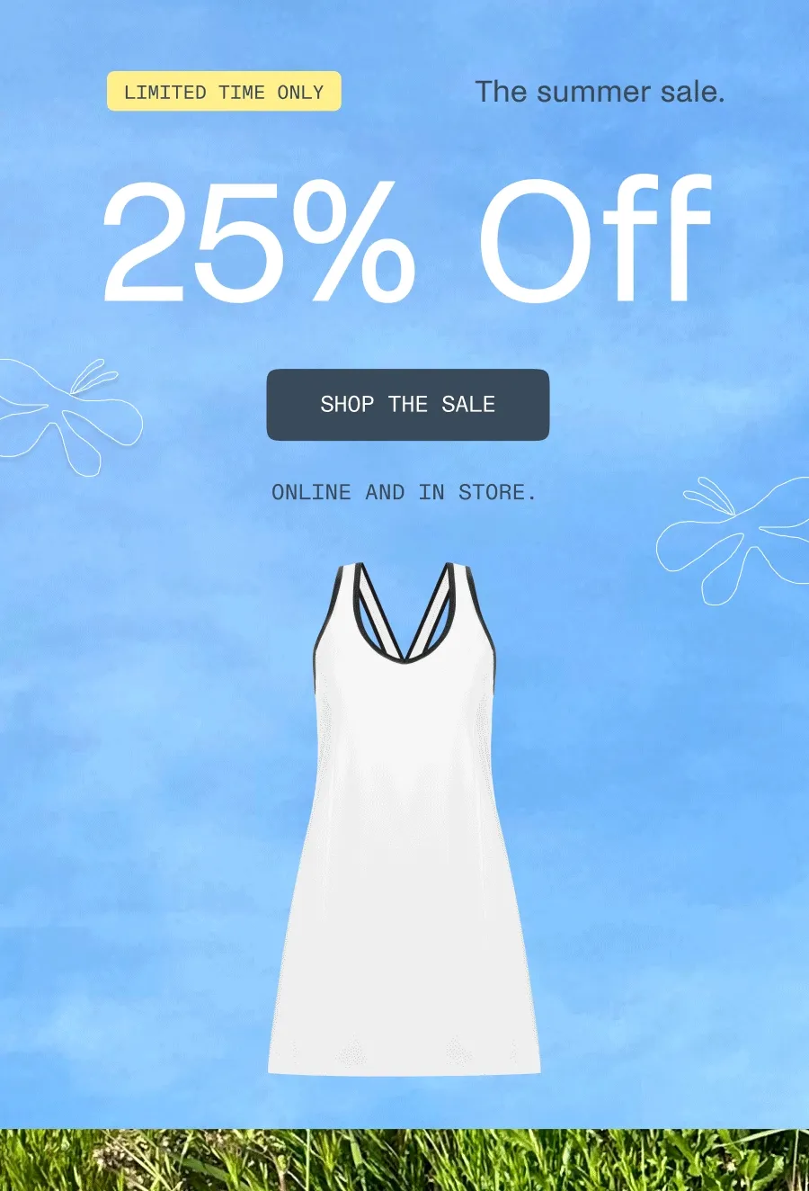 Shop 25% off Summer Sale