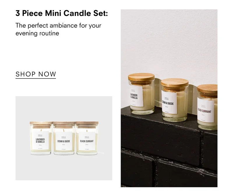 3 Piece Mini Candle Set (3.5 oz)