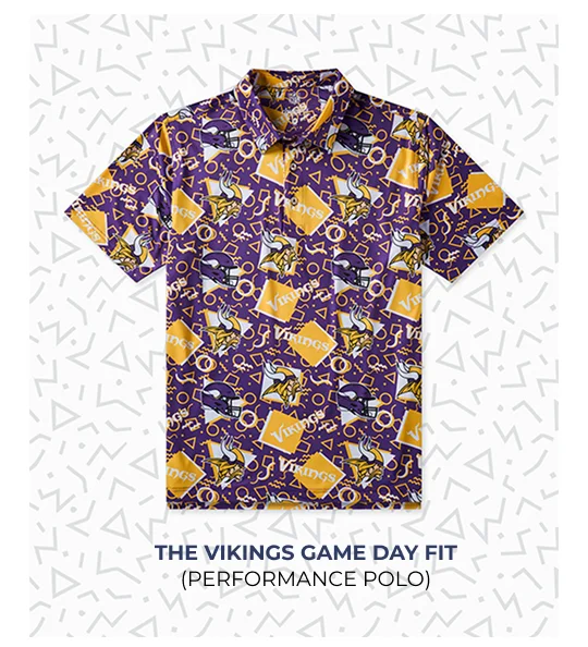 Performance Polo: The Vikings Game Day Fit