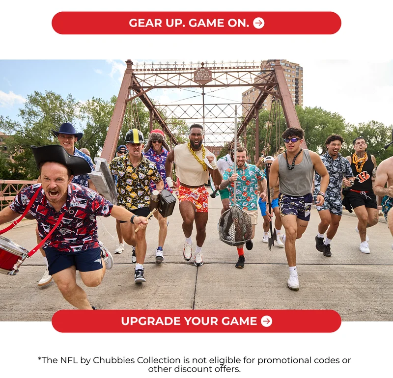 UPGRADE YOUR GAME: Shop NFL by Chubbies