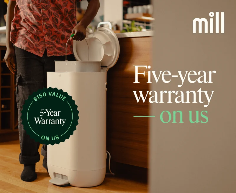 Five-year warranty — on us. A $150 value.