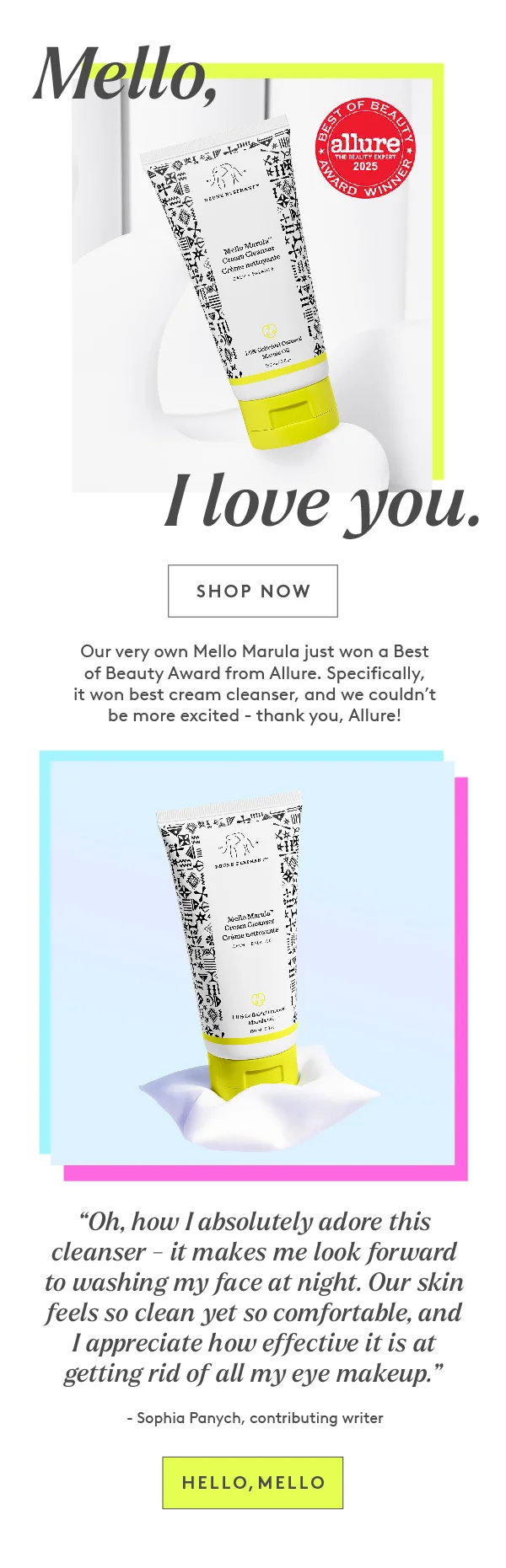 Shop Mello Marula Cream Cleanser