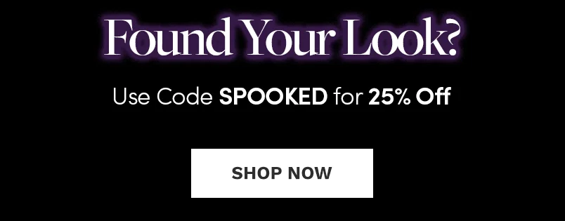 Get 25% off with the code SPOOKED