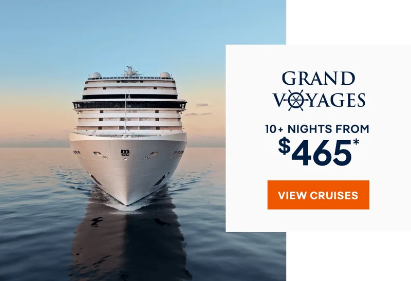 Grand Voyages 10+ Nights – Click to View Cruises & Book Now