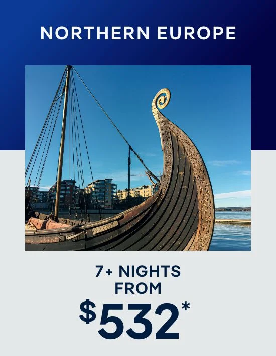 Northern Europe – 7+ Nights – Click to View Cruises & Book Now