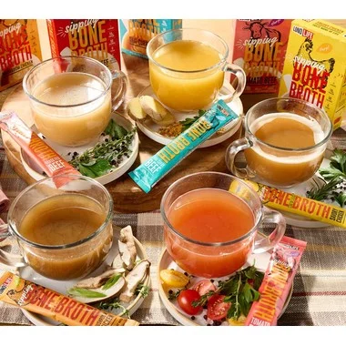 SH1/27 LonoLife 24ct Single Serve Protein Packed Bone Broth Mixes