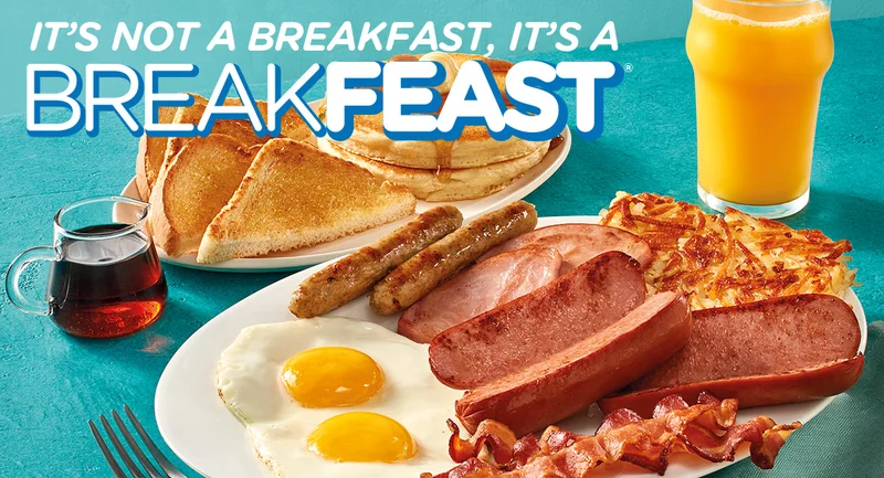 IT’S NOT A BREAKFAST, IT’S A BREAKFEAST.