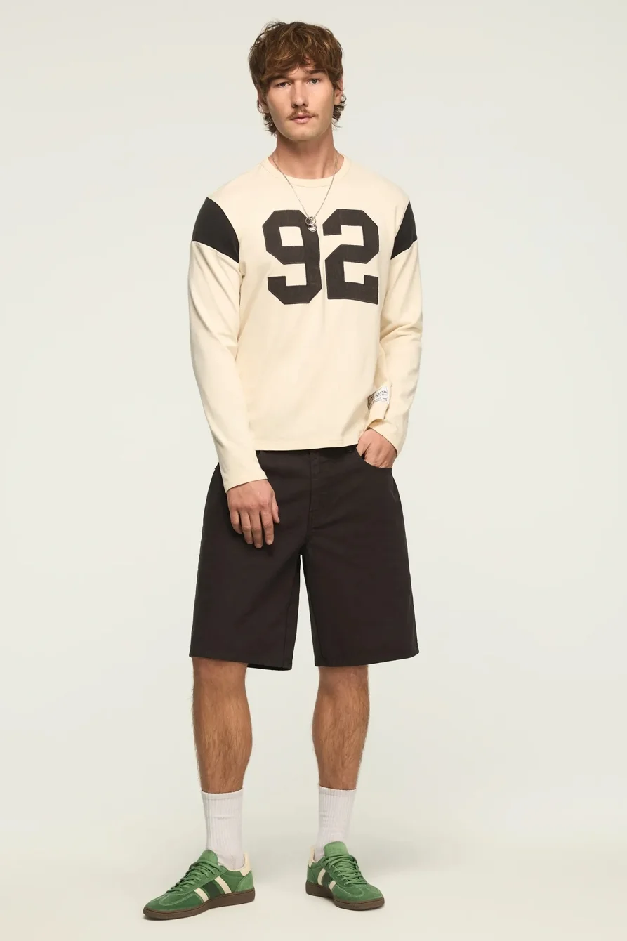 Image of Lucky Brand Canvas 5 Pocket Short - Men's Shorts Denim Jean in Phantom