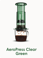 AeroPress Coffee Maker - Clear Green