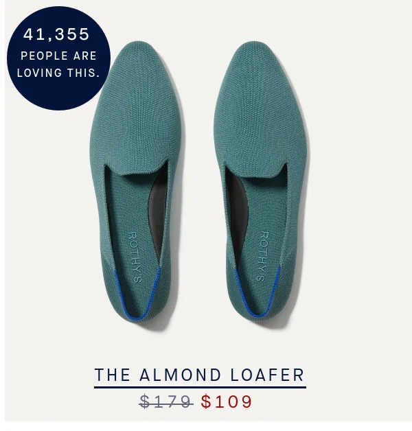 THE ALMOND LOAFER Now $109