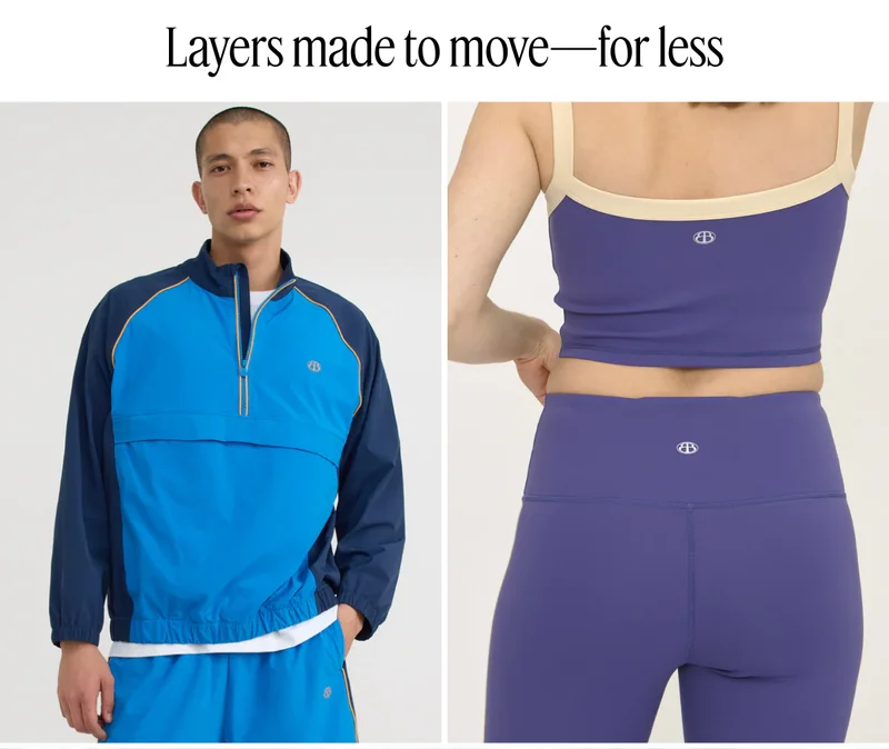 Layers made to move—for less