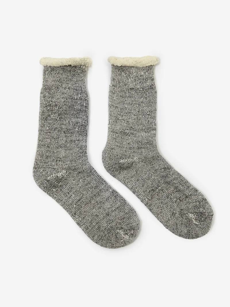 Image of Goodhood Worldwide Double Faced Socks - Charcoal