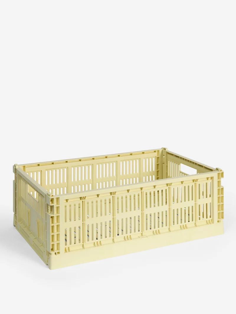 Image of HAY Colour Crate Large - Light Yellow