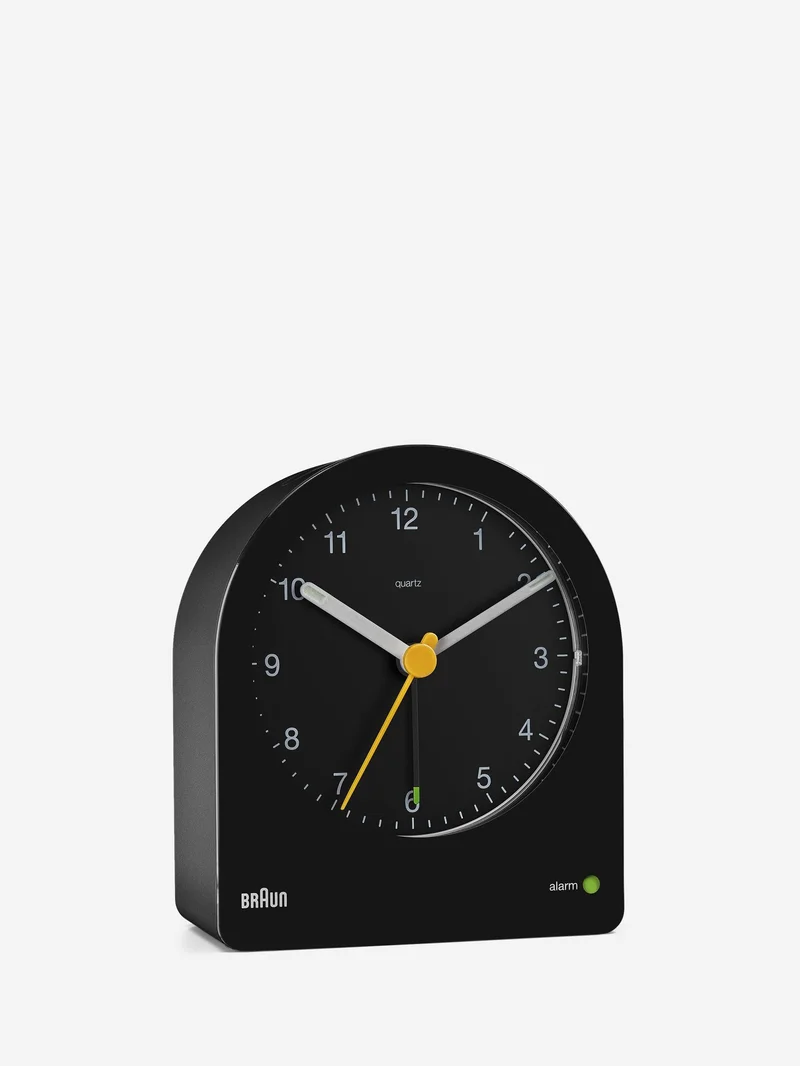 Image of Braun Classic Analogue Alarm Clock - Black