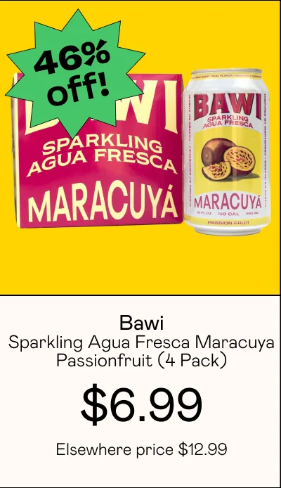 Sparkling Agua Fresca Maracuya - Passionfruit (4 Pack)