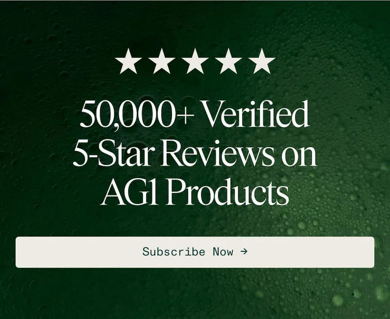 50,000+ Verified AG1 Reviews