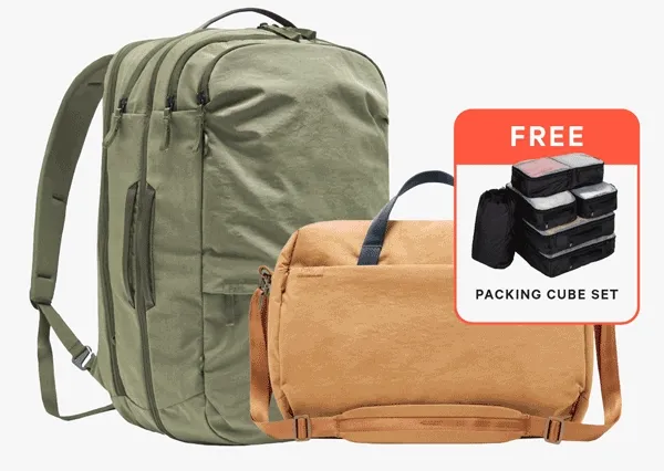 Launch offer: Buy a Pakt One and a MODE Bag and get a set of packing cubes free