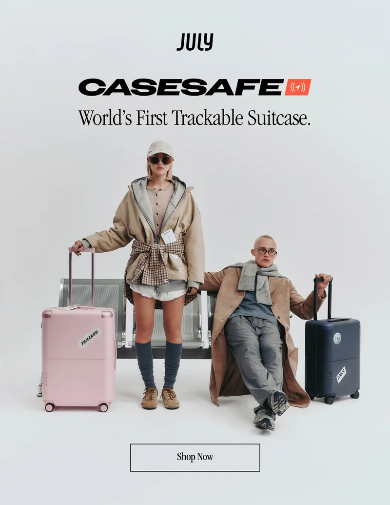 Word's First Trackable Suitcase