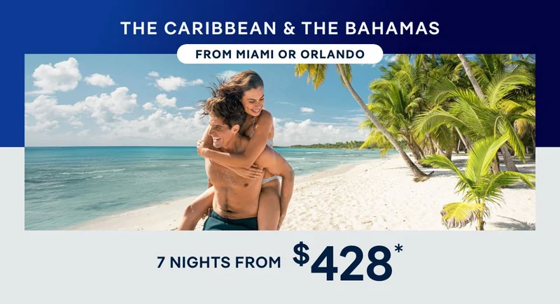Caribbean & The Bahamas From Miami or Orlando (Port Canaveral) – 7 Nights – Click to View Cruises & Book Now