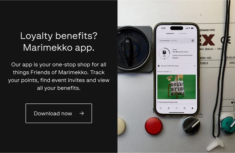 Download the Marimekko app