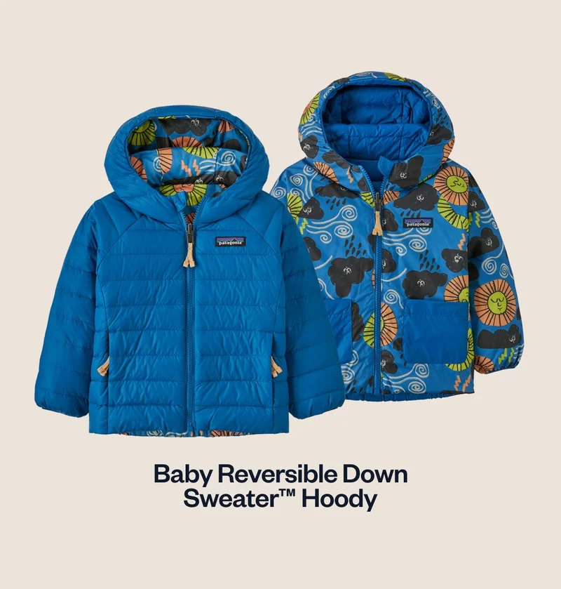 Baby Reversible Down Sweater Hoody