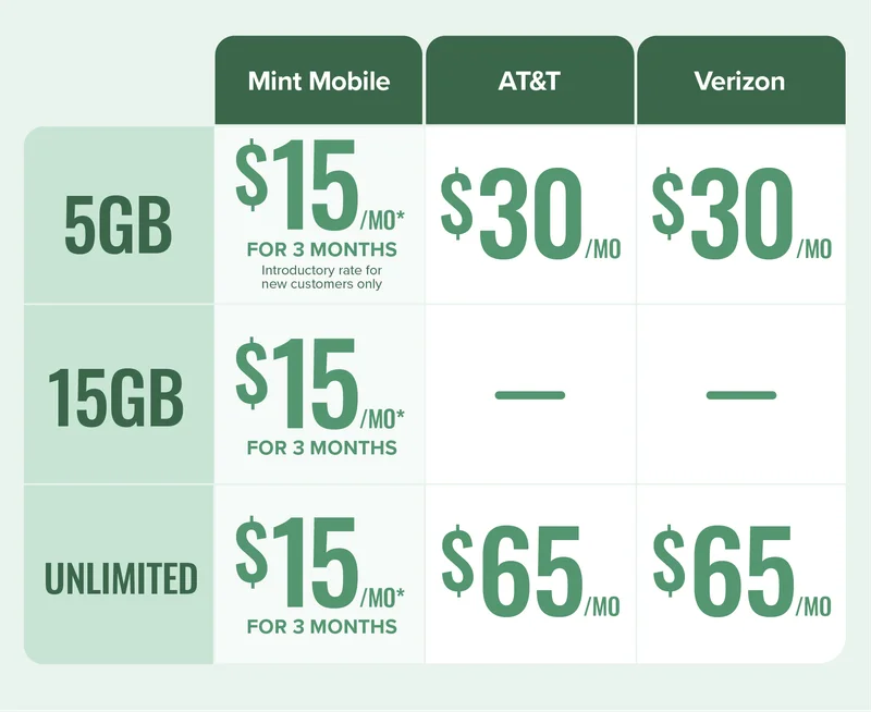 Mint Mobile vs Big Wireless