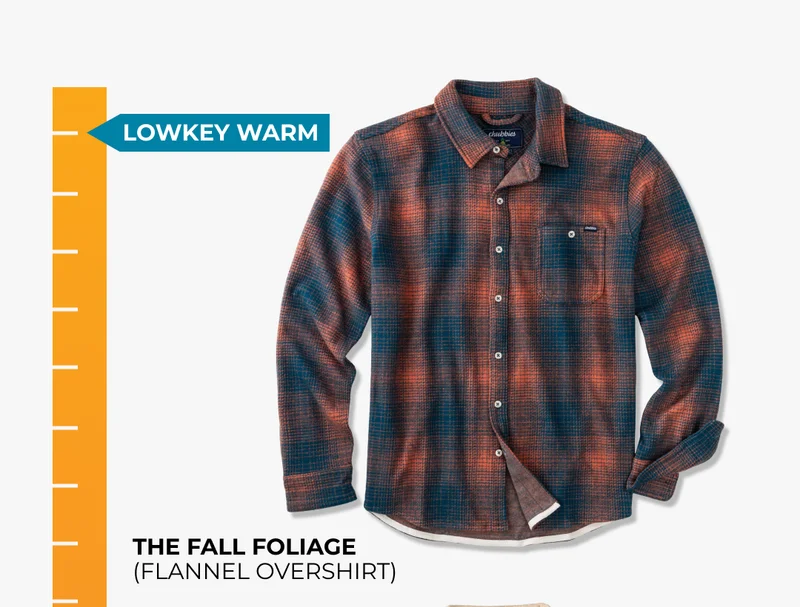 Flannel Overshirt: The Fall Foliage