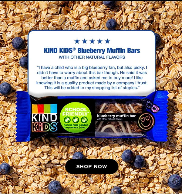 KIND Kids Blueberry Muffin Bars