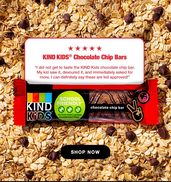 KIND Kids Chocolate Chip Bars